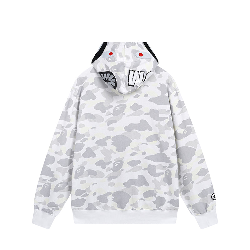 Bape white hoodie