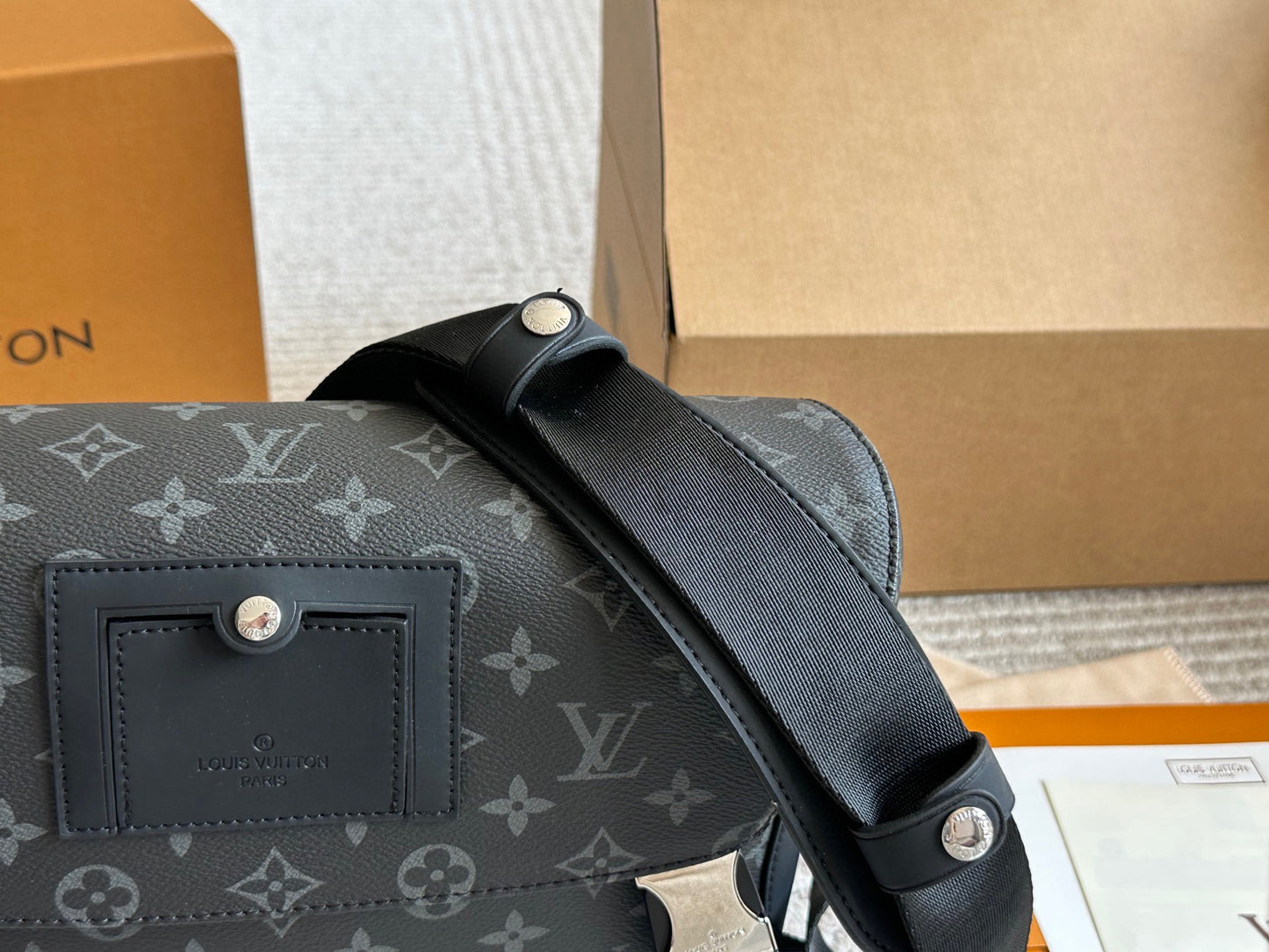 Louis Vuitton Black ladies hand bag