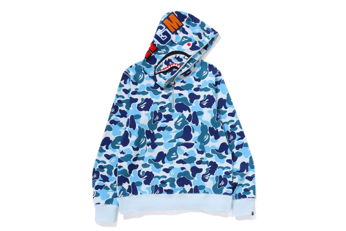 BAPE ABC Camo Shark Full Zip Hoodie (Blue)