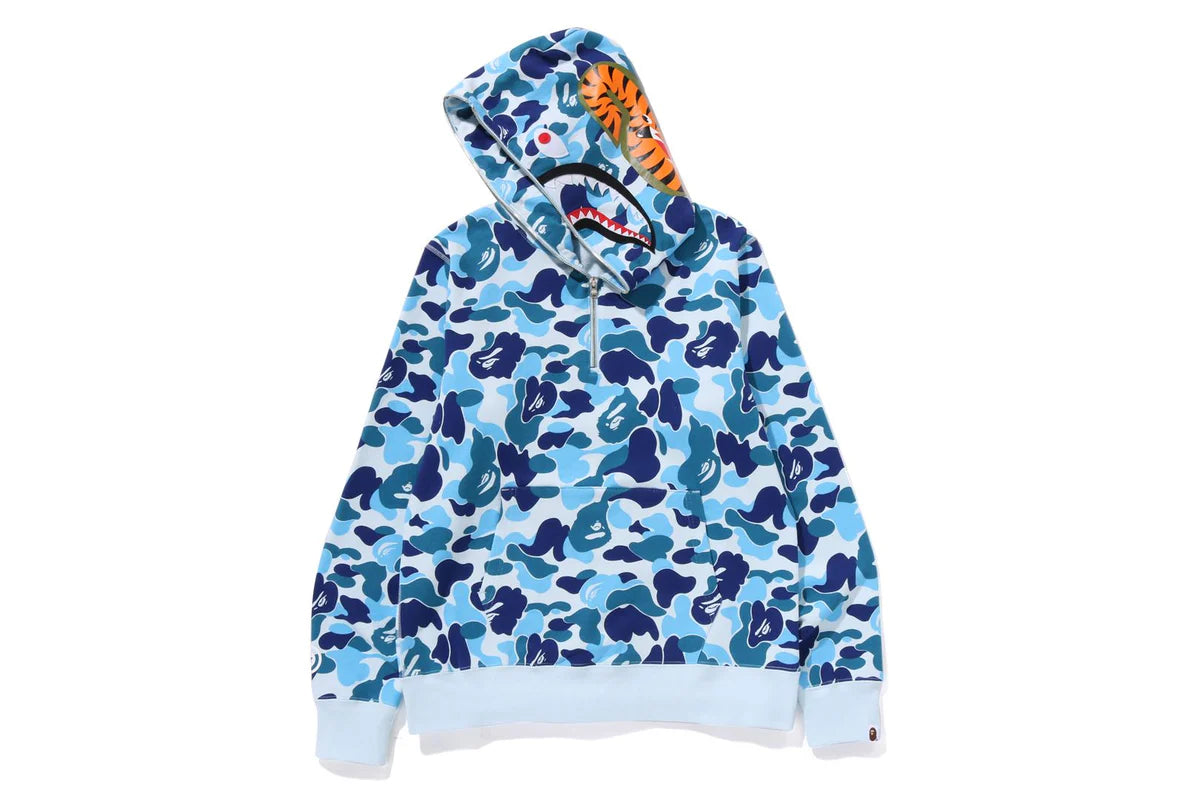 BAPE ABC Camo Shark Full Zip Hoodie (Blue)