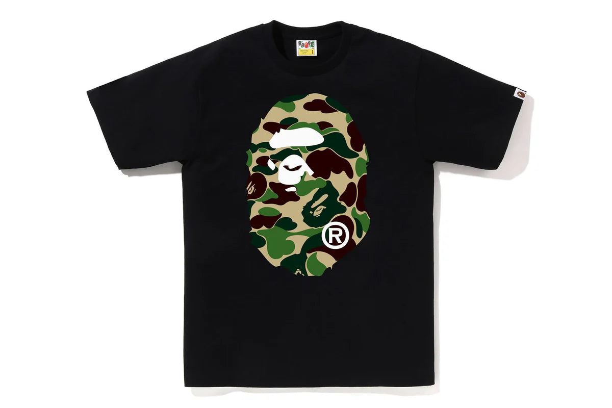 ABC CAMO BIG APE HEAD TEE T-shirt black camo