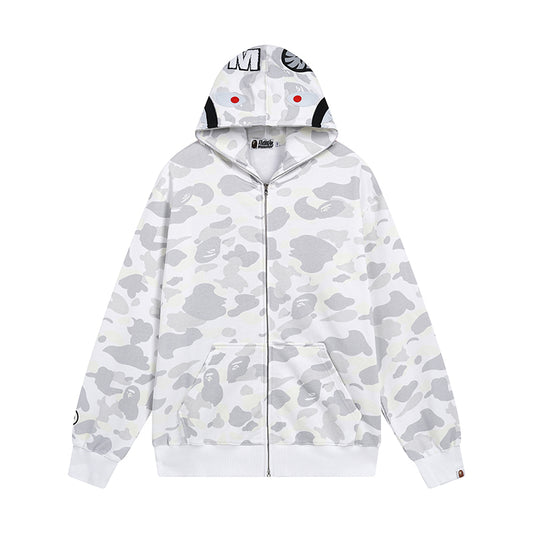 Bape white hoodie