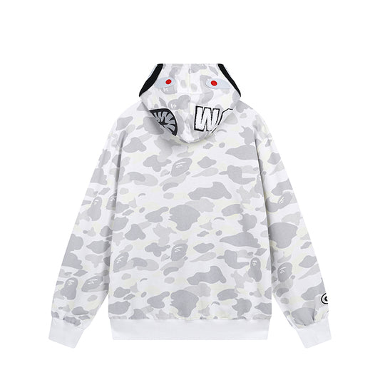 Bape white hoodie