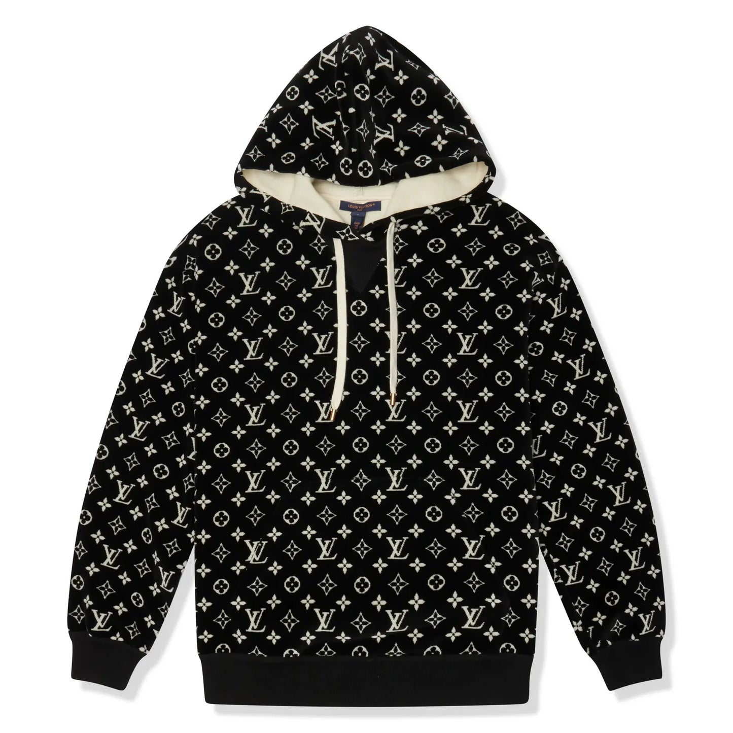 Louis Vuitton LV Monogram Oversized Black Hoodie