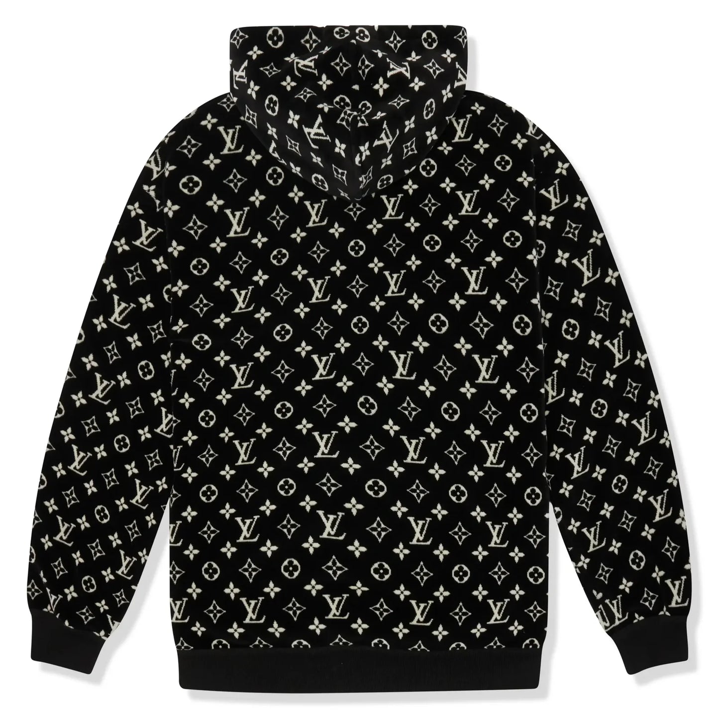 Louis Vuitton LV Monogram Oversized Black Hoodie