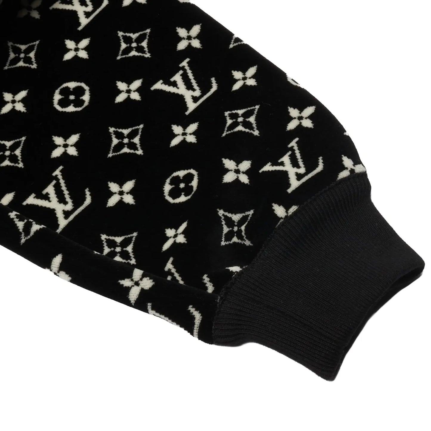 Louis Vuitton LV Monogram Oversized Black Hoodie