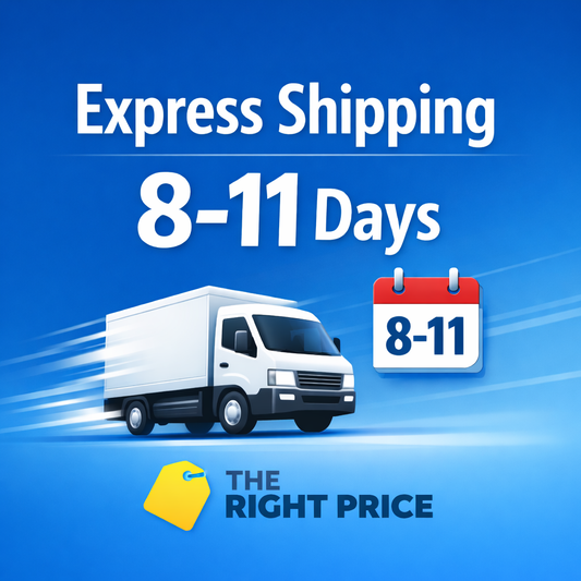 Express shipping 8-11 days