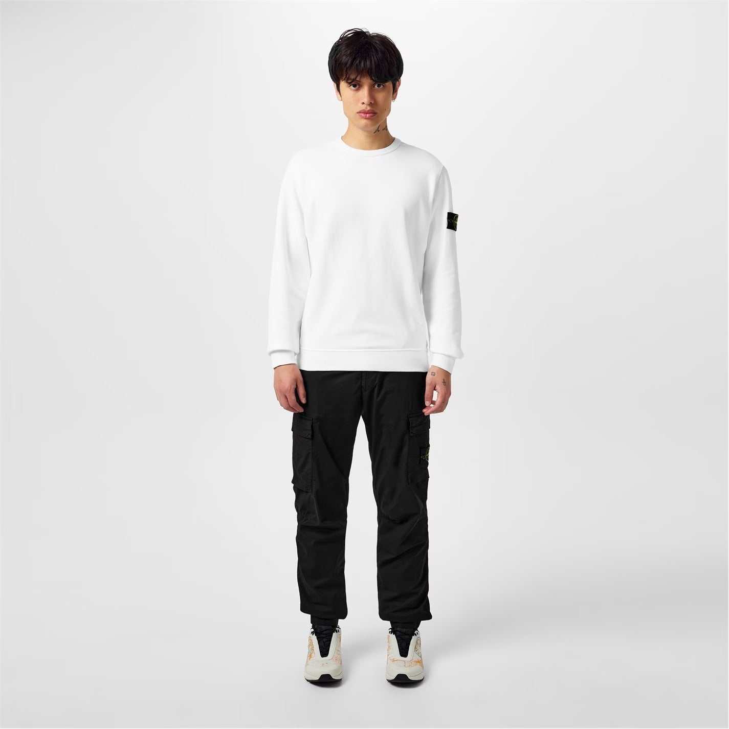 Stone Island Premium Cotton Compass Badge Jumper