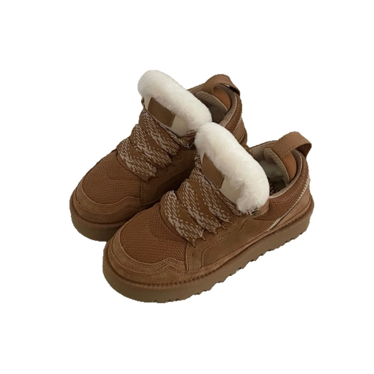 UGG Highland Lowmel Wool Platform Boots – Sheepskin Lined Snow Boots