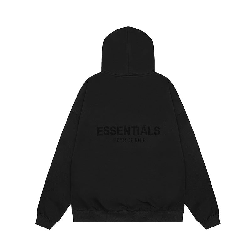 ESSENTIALS 1977 Flocked Logo Hooded Sweatshirt