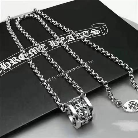 Chrome Hearts Vintage Cross & Anchor Necklace – Sterling Silver Gothic Jewellery