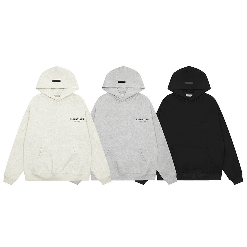 ESSENTIALS 1977 Flocked Logo Hooded Sweatshirt