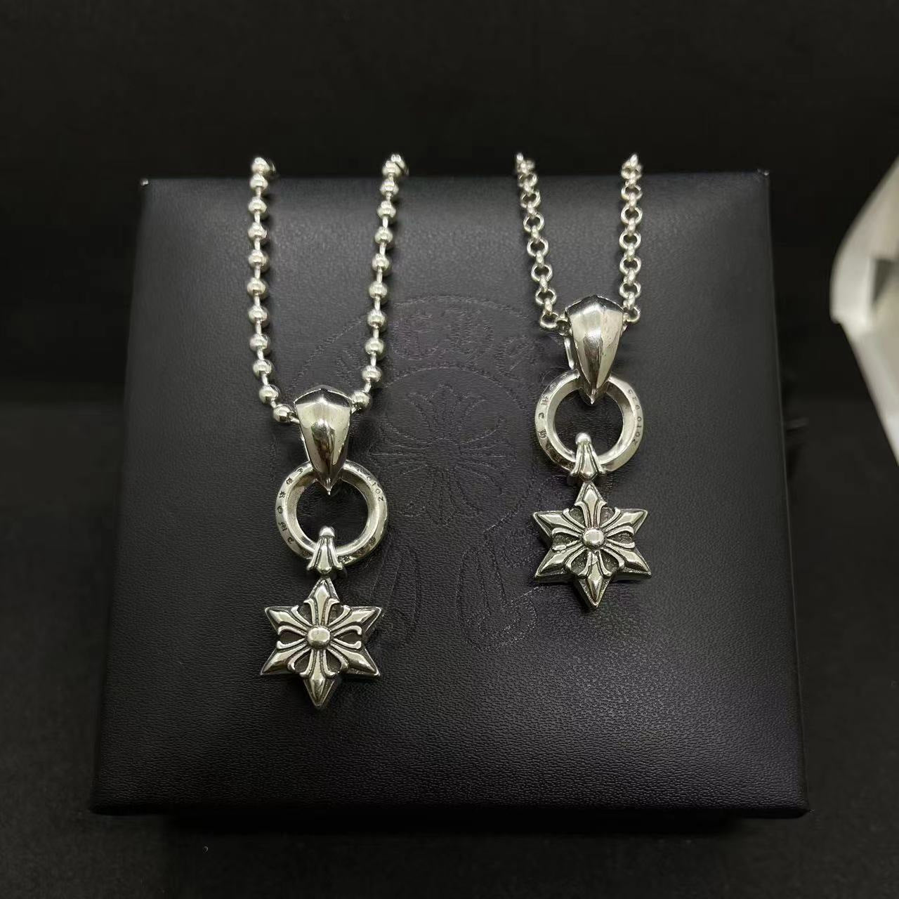 Chrome Hearts Vintage Cross & Anchor Necklace – Sterling Silver Gothic Jewellery