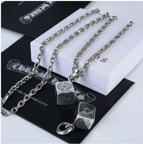 Chrome Hearts Vintage Cross & Anchor Necklace – Sterling Silver Gothic Jewellery