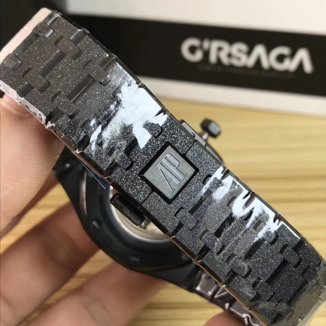 Audemars Piguet Royal Oak Frosted 15407 Skeleton Black Case