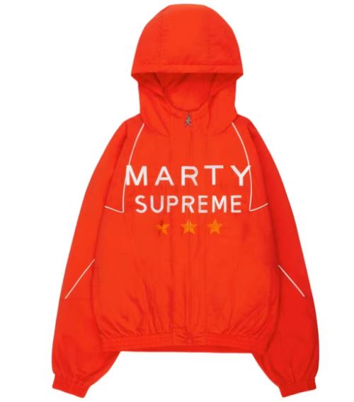NAHMIAS x Marty Supreme A24 Classic Warm Up Jacket orange
